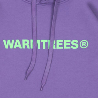 WARMTREES 男女款连帽卫衣 2020-18078 淡紫色 S