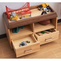 UVANART 优梵艺术 童趣简约实木玩具矮柜