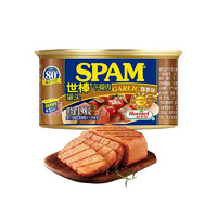 PLUS会员：SPAM 世棒 午餐肉罐头 蒜香味 198g