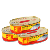 甘竹牌 豆豉鲮鱼罐头 227g*3罐