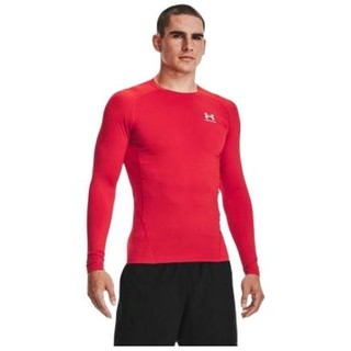 UNDER ARMOUR 安德玛 Heat Gear 男子运动紧身衣 1361524-600 红色 L