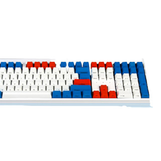 CHERRY 樱桃 MX 2.0S 108键 有线机械键盘 侧刻 蓝橙 Cherry茶轴 无光