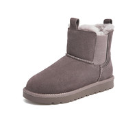 TATA 他她 女士短筒雪地靴 WDX03DD1 紫色 35