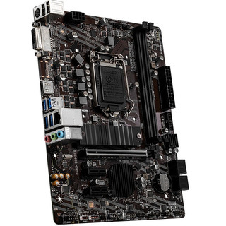 MSI 微星 商用行业系列 B460M BOMBER M-ATX主板 (Intel LGA1200 B460)+酷睿i5-10400F 处理器