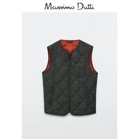 Massimo Dutti 绗缝羽绒男士休闲马甲 03414220507