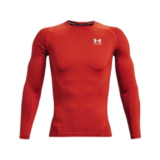 UNDER ARMOUR 安德玛 Heat Gear 男子运动紧身衣 1361524-839 橙色 L