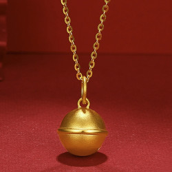 batarjewellery百泰首饰足金铃铛吊坠dhy0302540101约055g