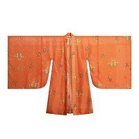 清水溪汉初 唐制汉服 花想容 女士大袖衫 Y1936 杏红色 S