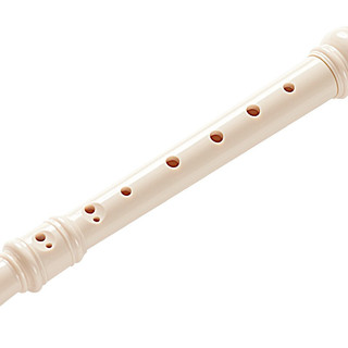 SWAN 天鹅 竖笛德式高音8孔初学者儿童六孔八孔入门笛子乐器小学生用 白色