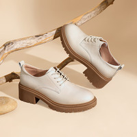 CAMEL 骆驼 A130076394 女士粗跟高跟鞋