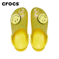 crocs 卡骆驰 Smiley系列 女子半透明笑脸沙滩鞋 207213