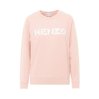 KENZO 凯卓 女士粉色字母圆领卫衣 FA6 2SW821