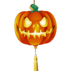 万圣节手工幼儿园diy灯笼装饰