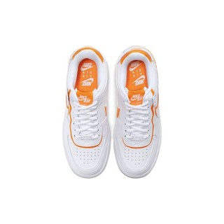 NIKE 耐克 Air Force 1 Shadow 女子休闲运动鞋 CI0919-103 白/橙 36