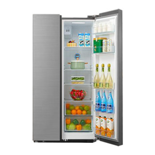 Midea 美的 净味系列 BCD-550WKGPZM 风冷对开门冰箱 550L 冰川银