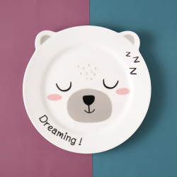 一日三秋 卡通可爱陶瓷餐盘