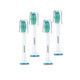 Sarikim 适配飞利浦电动牙刷头HX6511/HX3226等通用牙刷头 升级版清洁型-4支（独立包装+含防尘盖）