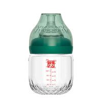 gb 好孩子 铂金系列 B80484 玻璃奶瓶 180ml 墨绿 0月+