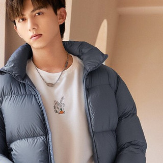 Semir 森马 男士短款羽绒服 109721113112 中国蓝 XL