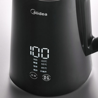 Midea 美的 SH15Power508b 保温电水壶 1.5L 曜石黑