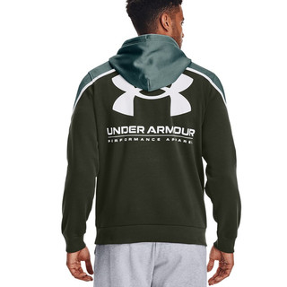 UNDER ARMOUR 安德玛 Rival AMP 男子抓绒卫衣 1357090-424 蓝色 L