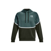 UNDER ARMOUR 安德玛 Rival AMP 男子抓绒卫衣 1357090-424 蓝色 L