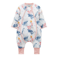 i-baby D86001 婴儿分腿睡袋 暖冬款 粉羽鹦鹉 75cm