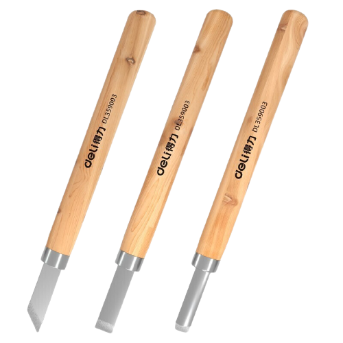 得力工具 dl359003 雕刻刀套装 三件套