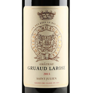 CHATEAU GRUAUD LAROSE 金玫瑰城堡 正牌 干红葡萄酒 2013年 750ml