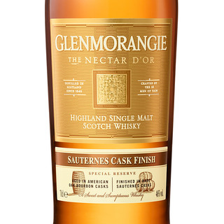 GLENMORANGIE 格兰杰 苏玳酒桶窖藏陈酿 12年 高地 苏格兰 单一麦芽威士忌 46%vol 700ml