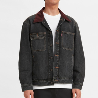 Levi's 李维斯 男士牛仔外套 A0730-0001 黑灰色 L