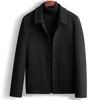 COMBO 康博 男士短款大衣 Y63326091W 黑色 XL