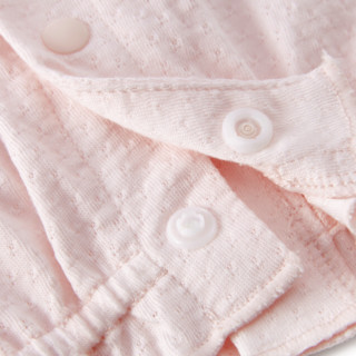 Purcotton 全棉时代 婴儿针织妙妙连体衣 粉色 80cm