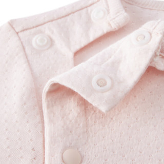 Purcotton 全棉时代 婴儿针织妙妙连体衣 粉色 66cm