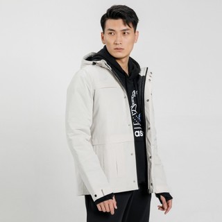adidas NEO 男子运动棉服 FU1033 白色 M