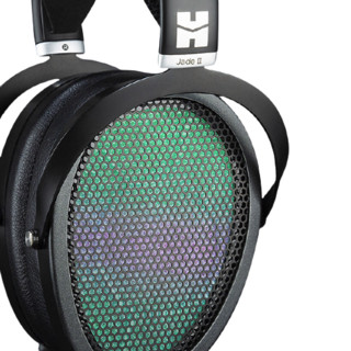 HIFIMAN 海菲曼 Jade II 耳罩式头戴式有线耳机 黑色 静电耳机接口+耳机放大器 黑色