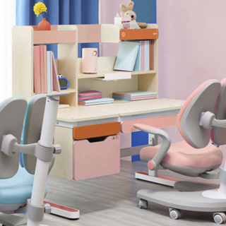 igrow爱果乐收藏家5pro学习桌贝壳椅6pro粉色