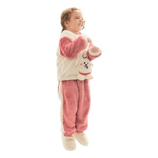 i-baby AAWNNRNW-1 儿童绒类家居服套装 NEVER'S FAMILY联名款 NEVER 90cm