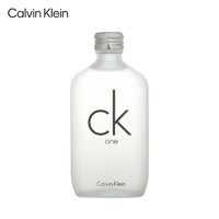 Calvin Klein 卡尔文·克莱 卡尔文克雷恩(Calvin Klein)CK香水男士女士中性淡香水 ck one中性淡香水200ml