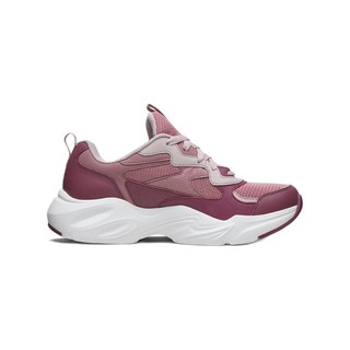 SKECHERS 斯凯奇 D'LITES 女子休闲运动鞋 66666330/BURG 酒红色 35