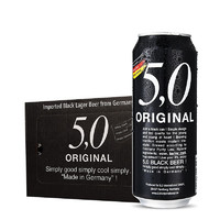 5.0 ORIGINAL 5,0 黑 啤酒 500ml*24听 整箱装