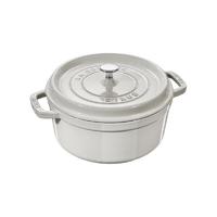 staub 珐宝 炖锅(24cm、3.8L、铸铁、松露白)