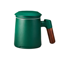 唐宗茶道 C5600 马克杯 350ml 绿砂釉