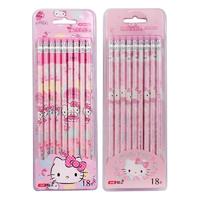 Hello Kitty 凯蒂猫 KT30015 圆杆铅笔 粉色 18支/盒