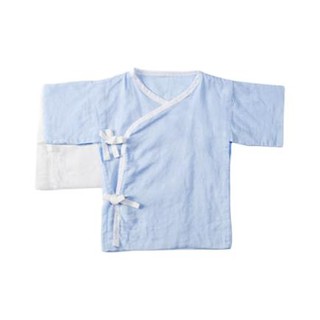 Purcotton 全棉时代 婴儿纯棉纱布和袍 短款 4件装