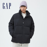 Gap 盖璞 男女金属光泽装宽松立领防风羽绒服 2021冬季新款时尚保暖外套