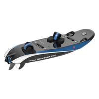 WaveShark 小鲨鱼 JetBoard 电动冲浪板 蓝白配色