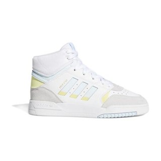 adidas ORIGINALS Drop Step W 女子休闲运动鞋 EF7150 白/黄/蓝 40
