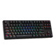  irok 艾石头 Fe-87 87键 有线机械键盘 黑色 国产红轴 RGB　