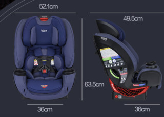 Britax 宝得适 儿童安全座椅 0-12岁 ONE4LIEF 星夜骑士